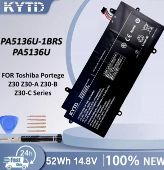 KYTD 14.8V 52WH PA5136U-1BRS Laptop Battery for Toshiba Portege Z30-A1301 Z30-B K10M Z30-C PA5136U Z30 Z30-A Z30-AK04S