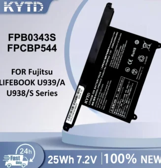 KYTD FPB0343S FPCBP544 Laptop Battery For Fujitsu LIFEBOOK U939/A U938/S Series CP777632-01 7.2V 25WH 3490mAh