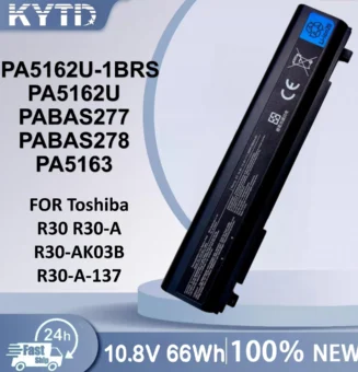 KYTD PA5162U Laptop Battery for Toshiba Portege R30 R30-A PA5162U-1BRS PABAS277 10.8V 5800mAh 66WH Japanese Cells