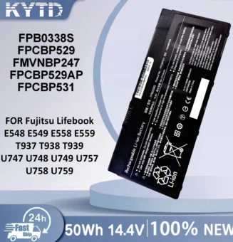 KYTD FPB0338S FPCBP531 Laptop Battery For Fujitsu LifeBook U747 U748 U757 U758 T937 T938 E548 E558 FPCBP529 FMVNBP247 NBP248