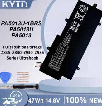 KYTD PA5013U-1BRS PA5013U Laptop Battery for Toshiba Portege Z830 Z835 Z930 Z935 Ultrabook PA5013 14.8V 3000mAh Free Tool