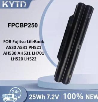 KYTD FPCBP250 Battery For FUJITSU LifeBook A530 A531 PH521 AH530 AH531 LH701 LH520 LH522 FMVNBP186 FMVNBP189 CP477891-01