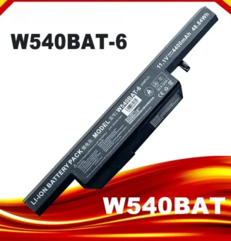 6 Cell Laptop Battery for CLEVO W540BAT 6 W550SU1 W540BAT-6 W550SU2 W551SU1 6-87-W540S-427 6-87-W540S-4U4