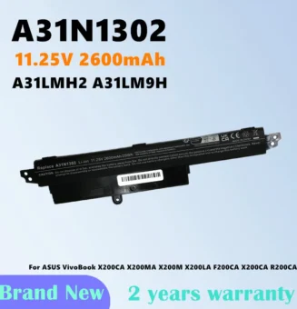 11.25V A31N1302 Laptop Battery For ASUS VivoBook X200CA X200MA X200M X200LA F200CA X200CA R200CA 11.6" A31LMH2 A31LM9H