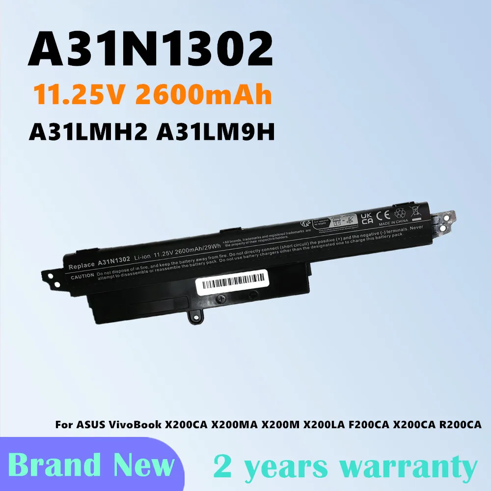 11.25V A31N1302 Laptop Battery For ASUS VivoBook X200CA X200MA X200M X200LA F200CA X200CA R200CA 11.6" A31LMH2 A31LM9H