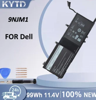 KYTD 99Wh 9NJM1 Laptop Battery For Dell Alienware 15 R3 R4 17 R4 R5 P69F P31E Fit 44T2R