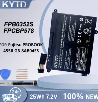 KYTD Laptop Battery For Fujitsu Lifebook U9311 U9311X TH77/E3 Series FPCBP578 FPB0353S 7.2V 25Wh 3490mAh