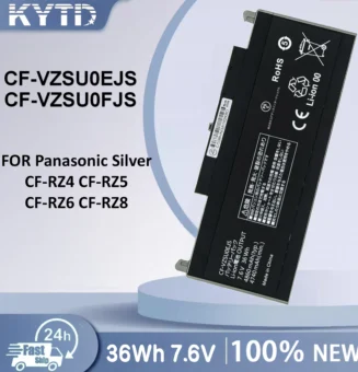 KYTD 7.6V 4860mAh CF-VZSU0EJS CF-VZSU0FJS Battery For Panasonic Let's Note RZ CF-RZ4 CF-RZ5 CF-RZ6 CF-RZ8 Series Silver Notebook