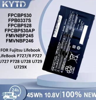 KYTD FPB0337S FPCBP530 FMVNBP246 Laptop Battery For Fujitsu Lifebook P727 P728 U727 U728 U729 U729X Series FPCBP530AP 10.8V 45Wh