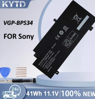 KYTD VGP-BPS34 Battery For SONY Vaio Fit 15 SVF15A SVF14A Series SVF15A1ACXB SVF15A1AC XS SVF14A SVF14AC1QU