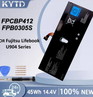 KYTD FPCBP412 FPB0305S FMVNBP232 Replacment Laptop Battery For Fujitsu Lifebook U904 Series 14.4V 45Wh 3150mAH