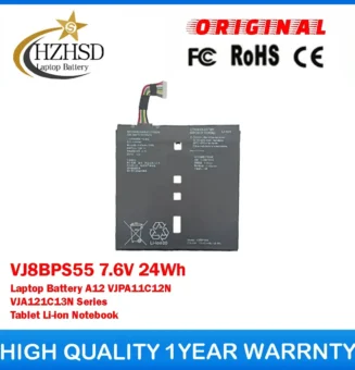 VJ8BPS55 7.6V 24Wh Genuine Original Laptop Battery For Sony VAIO A12 VJPA11C12N VJA121C13N Series Tablet Li-ion Notebook