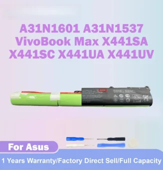 100% High Quality Battery A31N1601 36Wh 3333mAh Replacement A31LP4Q For ASUS F541UA R541UA R541UJ R541UV X541SA X541SC X541U X54
