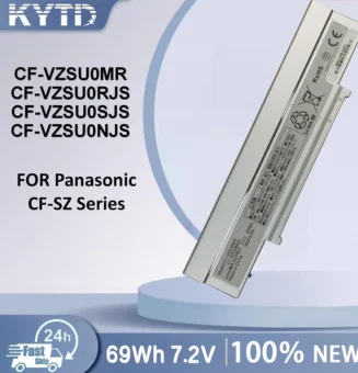 KYTD CF-VZSU0MR CF-VZSU0RJS CF-VZSU0SJS CF-VZSU0NJS CF-VZSU0MJS Laptop Battery For Panasonic CF-SZ Series 69WH 7.2V 9600mAh