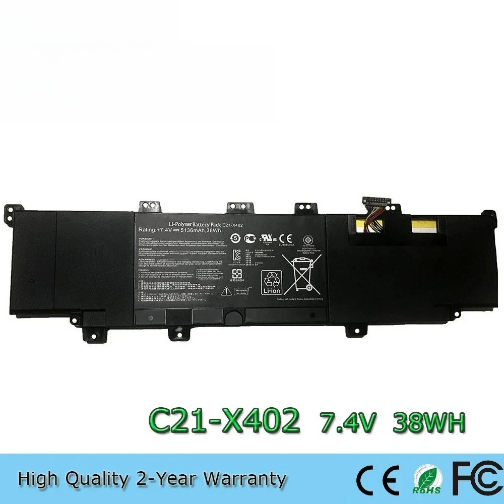 C21-X402 7.4V 38Wh Laptop Battery for Asus VivoBook X402 X402C X402CA