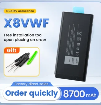 SOMI X8VWF Laptop Battery for Dell Latitude 14 Rugged 5404 5414 E5404 Extreme 7404 7414 E7404 Series Notebook VCWGN YGV51 CJ2K1