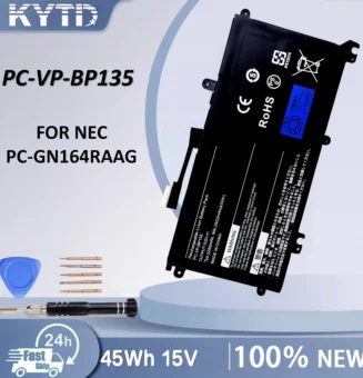 KYTD 15V 3280mAh PC-VP-BP135 Laptop Battery For NEC PC-GN164RAAG 45WH