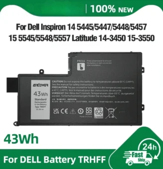 TRHFF Battery for Dell Inspiron 14 5445 5447 N5447 5448 5542 5543 5545 5547 5548 Latitude 3450 3550 P49G