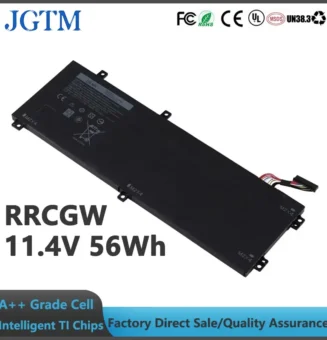 JGTM RRCGW 11.4V 56Wh Laptop Li-ion Battery For Dell XPS 15 9550 Precision 5510 M7R96 62MJV Notebook