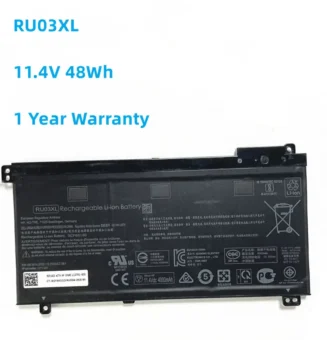 RU03XL 11.4V 48WH Battery For HP ProBook X360 11 G3 G4 G5 G6 440 G1 Series Notebook HSTNN-LB8K HSTNN-UB7P HSTNN-IB8P L12791-855